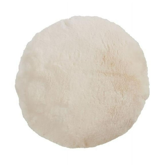 Saro Lifestyle Faux Rabbit Fur Throw Pillow