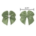 thumbnail image 2 of Offray Accessories, Mint Green 5/8 inch Value Pack 2 Loop Bow with Pearl Accessory for Wedding, Hair Clips, and Scrapbooking, 40 count, 1 Package, 2 of 11