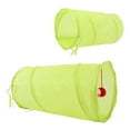 thumbnail image 4 of Interactive Cat Tunnel Toy, Foldable Negative Emotion Reduction Cat Tunnel With Hanging Ball For Cats For Puppies For Rabbits Royal Blue,Fluorescent Green, 4 of 8