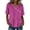 Hot Pink, variant on cfhntfmh Summer Tops for Women Trendy Fashion Cotton Linen Clothing Tunic Tshirts V Neck Short Sleeve Shirts Blouses for Women