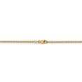 thumbnail image 4 of Leslie's Real 14kt Yellow Gold 1.95mm Round Cable Chain; 16 inch; Lobster Clasp; for Adults and Teens; for Women and Men, 4 of 5