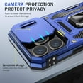 thumbnail image 5 of for iPhone 13 Case with Slide Camera Cover，Built-in 360° Magnetic Rotate Ring Stand Magnetic  Grade Shockproof Protective Case for Women and Men-Blue, 5 of 6