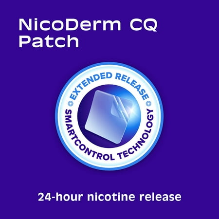 NicoDerm CQ 7mg Step 3 Nicotine Patches to Help Quit Smoking - Stop Smoking Aid, 14 Count