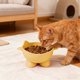 thumbnail image 4 of Ireezec Elevated Cat Food and Water Bowl, Anti-Vomit Slow Feeder, Tilted Design for Neck Support, Whisker Friendly Wide Shallow Dish, Non-Slip Ba, Large Capacity Pet Feeding Station, 4 of 6