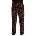 thumbnail image 3 of #followme Microfleece Mens Buffalo Plaid Pajama Pants with Pockets (Black - Candy Cane, Small), 3 of 3