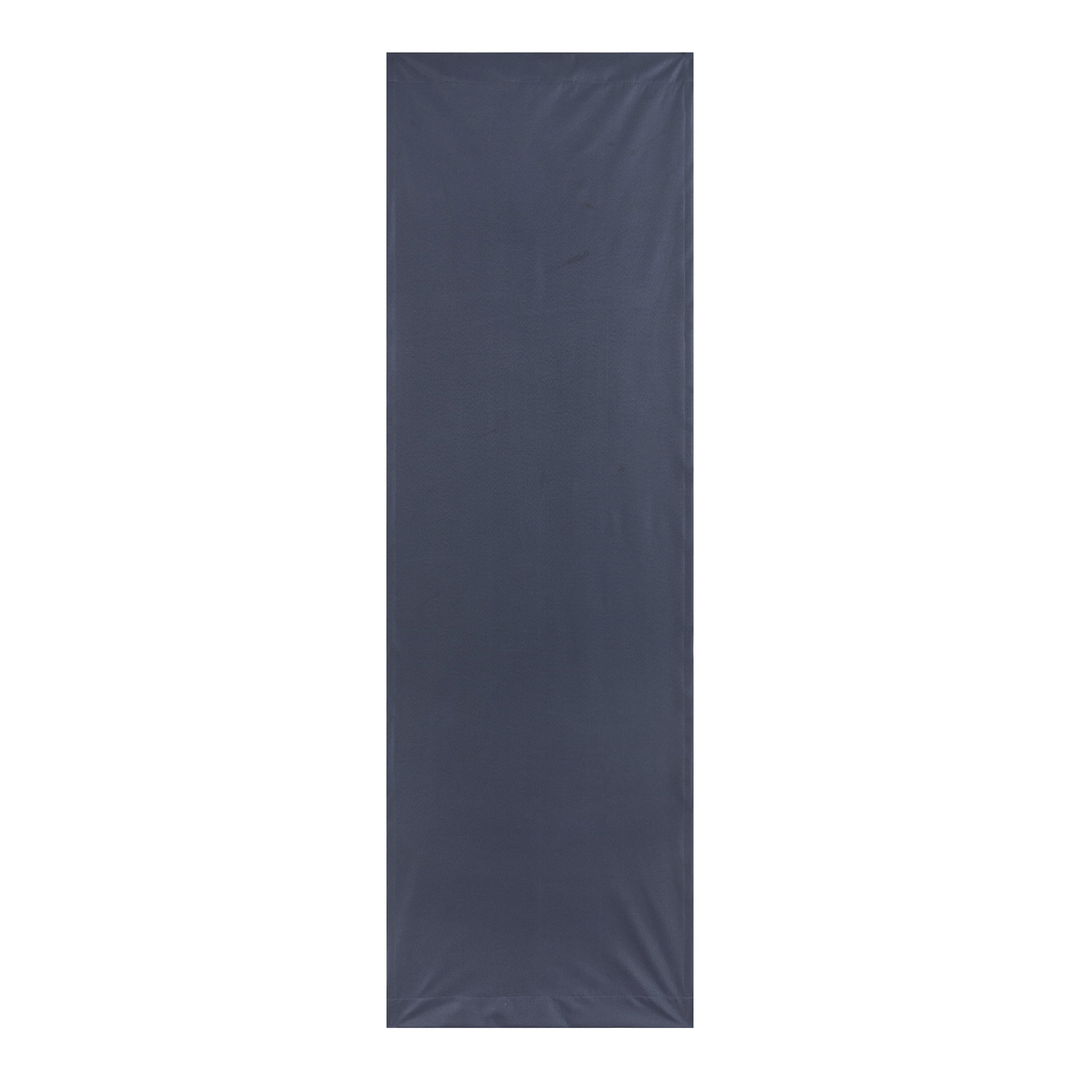 Mainstays Dark Navy Solid Blackout Rod Pocket with Back Tabs Curtain Panel Pair, Set of 2, 30" W x 95" L