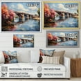 thumbnail image 4 of Designart "Bridge at Argenteuil Impressionistic Beauty I" Bridges Floater Framed Wall Decor, 4 of 7