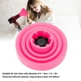 thumbnail image 3 of Difusor universal plegable de silicona para secador de pelo, ideal para cabello rizado, color rosa. Accesorio de viaje plegable., 3 of 5