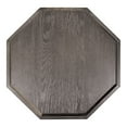 thumbnail image 4 of Furniture of America Direx Modern Solid Wood Octagon End Table, Weathered Black, 4 of 6