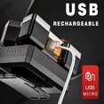 thumbnail image 5 of Linterna portátil recargable USB de 5 ledes Linterna frontal Linterna para acampar al aire libre con batería 18650 incorporada,11 Feliz Sencillez, 5 of 5