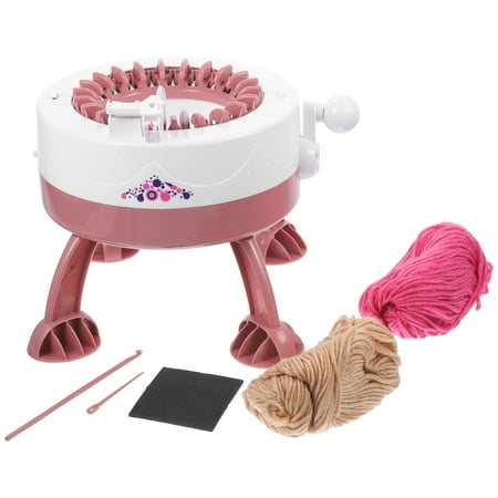 

1pc DIY Knitting Machine Penguin Shape Stand Knitting Loom Tools Manual Woven Machine Toy for Kids (Pink)