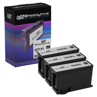 Speedy Inks - 3PK Compatible Replacement for Lexmark 14N1068 / 100XL High Yield Black Ink Cartridge for use in Impact S301, Impact S305, Interact S605, Interpret S405, Intuition S505