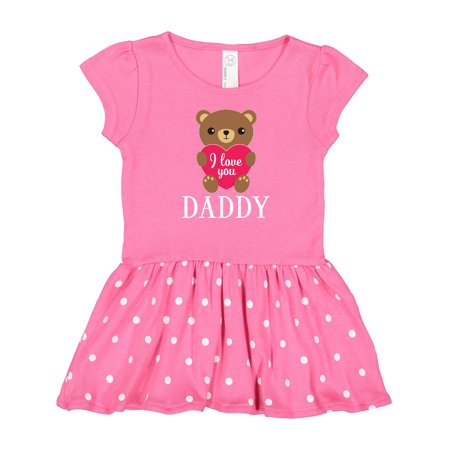 

Inktastic Valentine I Love You Daddy Gift Baby Girl Dress