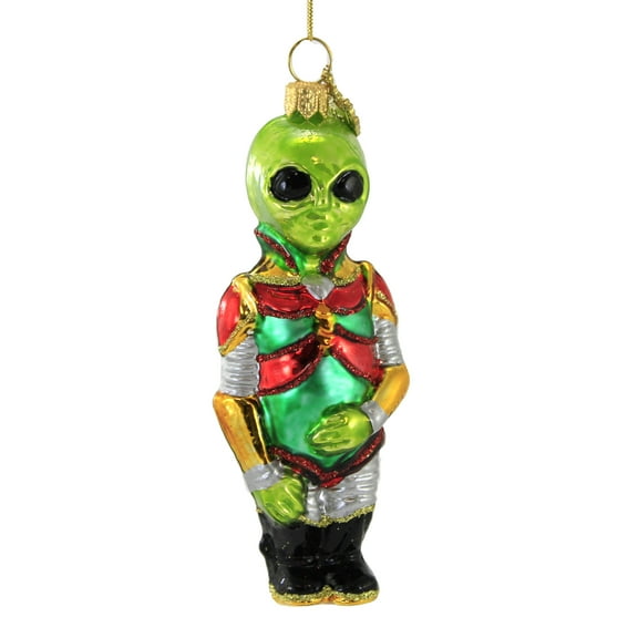Huras Alien Glass Ornament Space Ufo S470