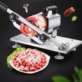 thumbnail image 4 of Machine de Découpe de Viande Surgelée, Coupe-Viande Surgelée Manuel avec Poignée Confortable, Étanche, pour Jambon, pour Rouleau de Bœuf, 4 of 8