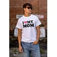 thumbnail image 4 of I Heart My Mom Mother Day Love Plus Size Crewneck Graphic Tee Shirt Brisco Brands 4X, 4 of 5