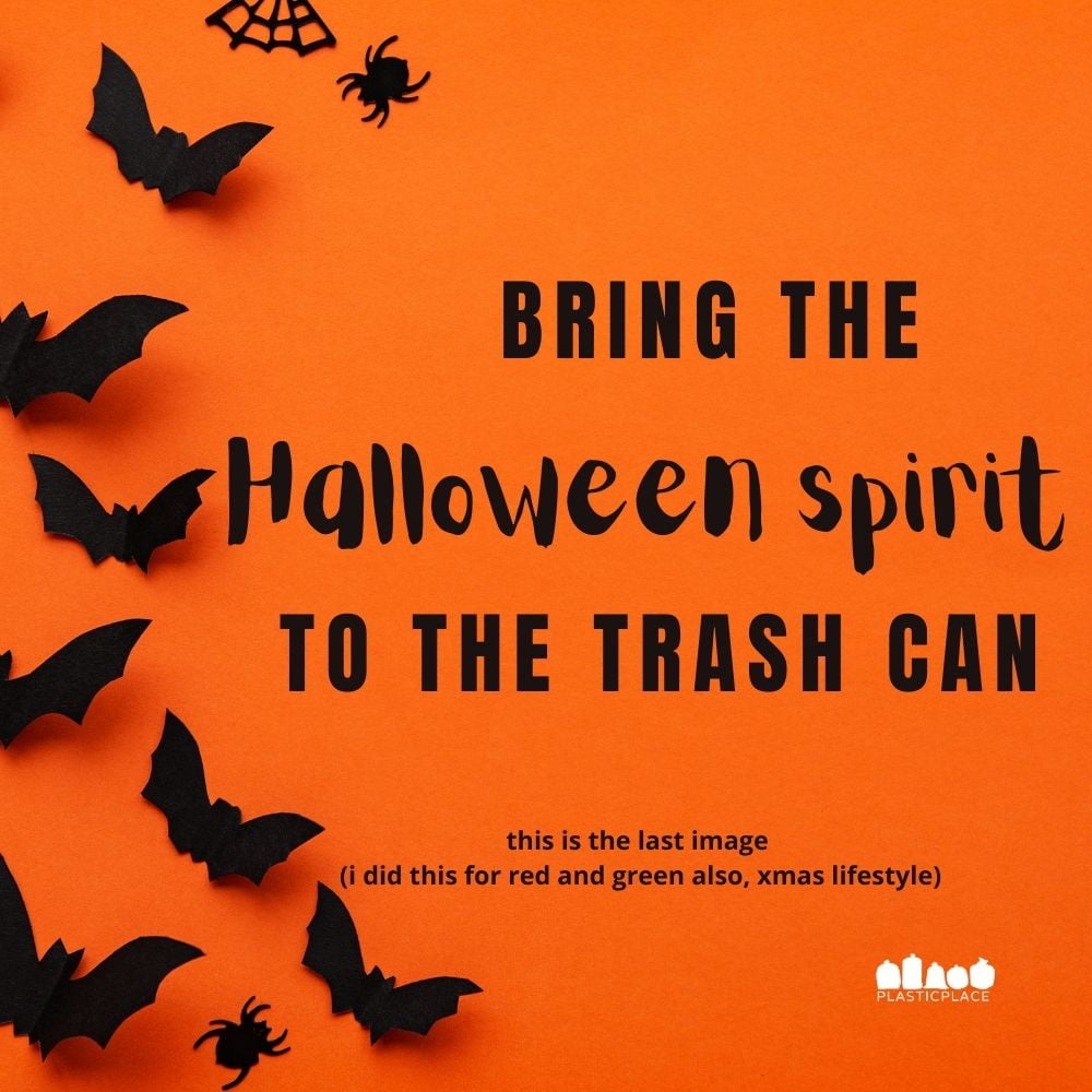 Plasticplace 32-33 Gallon Trash Bags │ 1.5 Mil │ Orange Garbage Can Liners │ 33” x 39” (100 Count)