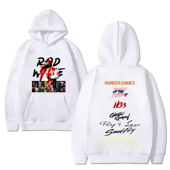 Rapper Rod Wave Merch Hoodie Music Album Last Lap 2025 Tour Hoodies Harajuku Pullover Tops for Men Women Sweatshirt Fans Gift