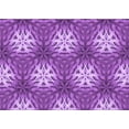thumbnail image 1 of Ahgly Company Machine Washable Indoor Rectangle Transitional Heliotrope Purple Area Rugs, 7' x 9', 1 of 7