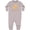 AC-Heather Grey, variant on Petit Croissant Teddy Baby Fleece Romper