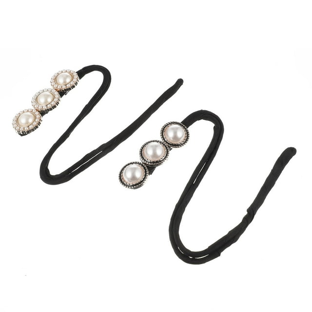 Shisuyan 2Set Hair Accessories Bun Alloy Tools for Hair Styling for Ladies