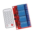 thumbnail image 6 of 4 Channel Relay Module Controller Set 4 Channel Relay Module Infrared Remote Control Switch Set for Home Automation System, 6 of 7