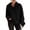 Black, variant on XUNKUSGA Womens Pullover Cute Soft Fuzzy Fleece Cable Knit Pullover Sweatshirts Fashion Quarter Zip Womens Jacket Oversized Casual Stand Collar Winter Coat Outfits S-2XL Brown