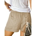 thumbnail image 4 of Nlife Women Drawstring Waist Casual Shorts with Pockets Comfortable Fit, 4 of 4