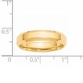 thumbnail image 6 of Primal Gold 14 Karat Yellow Gold 5mm Beveled Edge Comfort Fit Band Size 8.5, 6 of 6
