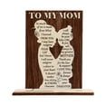 thumbnail image 2 of Regalos del Día de la Madre de la Hija Placa de Madera Grabado Día de la Madre Artesanía de Madera Regalos Únicos para el Día de la Madre para la Sala, 2 of 8