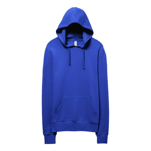 Alternative B00812784 Challenger Lightweight Eco-Washed French Terry Hooded Pullover, Royal - Medium