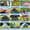 thumbnail image 4 of 1 Person Camping Tent for Cot Lightweight Water-resistant Tent for Outdoor Camping Backpacking Traveling, 4 of 9