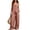 *Watermelon Red, variant on VBVC Women's 2 Piece Cotton-Linen Outfit,V-Neck Sleeveless Waistcoat and Wide Leg Pants For Women,Ladies Summer Button Down Loungewear with Pockets,Beige,S-2XL