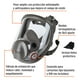 thumbnail image 2 of Respirador de cara completa, Truper Truper RES-600, 2 of 3