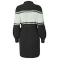 thumbnail image 3 of Gibobby Suéteres mujer, Suéter de manga larga con cuello alto para mujer, suéter de punto, casual, suave, cómodo, oversize(Negro,G), 3 of 5