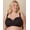 Dressed In Black, variant on Full Coverage Balconette Bra, Moisture-Wicking Evening Blush 38DDD Women's