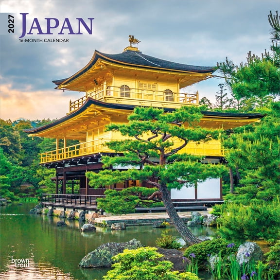 Japan | 2027 12x24" (Hanging) Wall Calendar | Plastic-Free