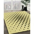 thumbnail image 3 of Ahgly Company Machine Washable Indoor Square Transitional Sun Yellow Area Rugs, 8' Square, 3 of 7