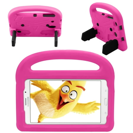 Samsung Galaxy Tab 8.0 inch Kids Case, Dteck EVA Foam Shockproof Drop Proof Handle Kickstand Protective Cover For Samsung Galaxy Tab 4 / Tab E / Tab A 8.0" Tablet, Pink