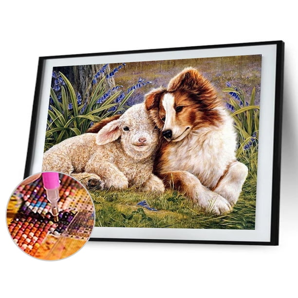 5D bricolaje completo taladro diamante pintura animal Cruz puntada mosaico Kit dormitorio decoración Likrtyny decoración de arte