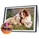 thumbnail image 1 of 5D bricolaje completo taladro diamante pintura animal Cruz puntada mosaico Kit dormitorio decoración Likrtyny decoración de arte, 1 of 9