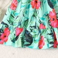 thumbnail image 4 of Robe de Fête de Noël pour Filles Sans Manches d'Été à Imprimé avec Boutons Style Vacances Longue Robe, 4 of 9