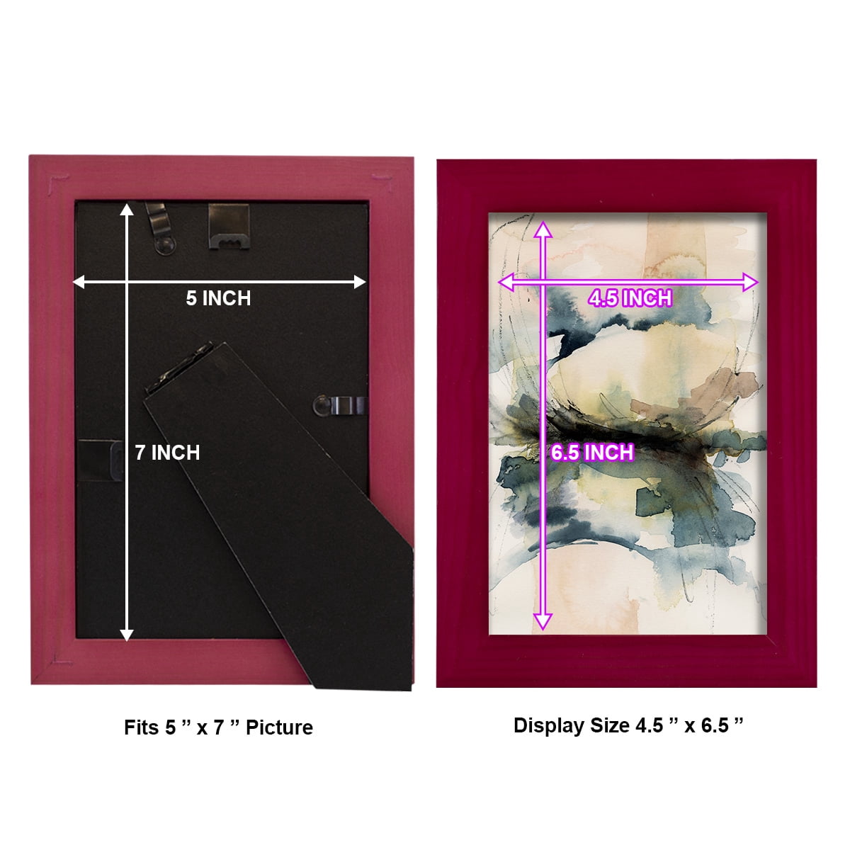 Winter Shoal II - Framed Print w/glass - Cherry Red