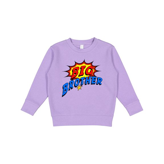 Inktastic Big Brother Superhero Toddler Sweatshirt