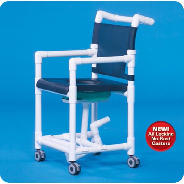 Shower Chair Commode Bedpan