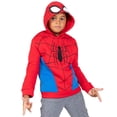 thumbnail image 3 of Sudadera con Capucha Roja Marvel Spider-Man para Niños Pequeños 4T, 3 of 7