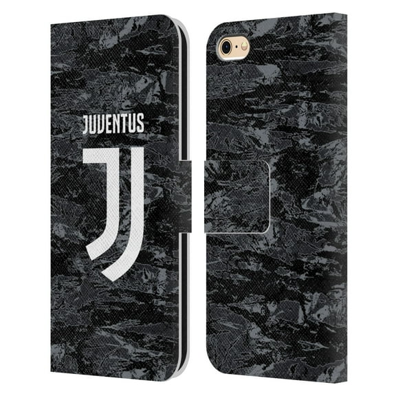 Head Case Designs Officially Licensed Juventus Football Club 2019/20 Race Kit Home Goalkeeper Leather Book Wallet Case Cover Compatible with Apple iPhone 6 / iPhone 6s