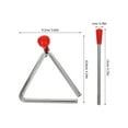 thumbnail image 2 of COOPHYA Infant Musical Instruments Triangle Instrument Multi Plastic For Kids Outdoor Activities 1 Set, 2 of 8