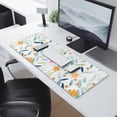 thumbnail image 2 of Long Mouse Pads for Desk,Pioneer Flower Floral Print Pattern Desk Mats on Top Of Desks, Desk Mouse Pad Extra Large with 3mm Non-Slip Base and Stitched Edge for Gaming,Office,Work,Home 31.5"x11.8", 2 of 6