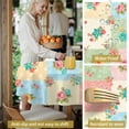 thumbnail image 5 of Pioneer Flower Floral Print Pattern Round Tablecloth 60 X 60 Inch, Wrinkle Resistant Wipeable Table Cloth for Kitchen Dining Picnic Patio Party, 5 of 6